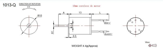 12 Länge des Volt-drehmomentstarke des Motor10mm Durchmesser-13mm für Smart Home-Gerät